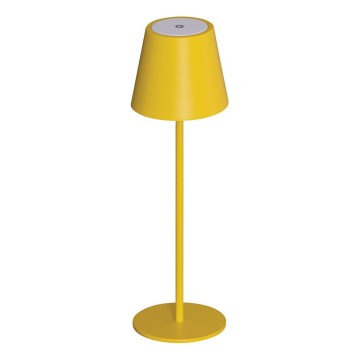 LED Dimmable επαναφορτιζόμενο επιτραπέζιο φωτιστικό INITA LED/1,2W/1800 mAh IP54 κίτρινο